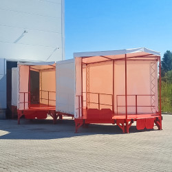 Kompleks platform przeładunkowych dla samochodów dostawczych i pojazdów użytkowych